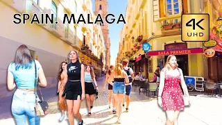 {4K} Spain MALAGA walk | Spain malaga POV walking tour | Best walking tour in malaga