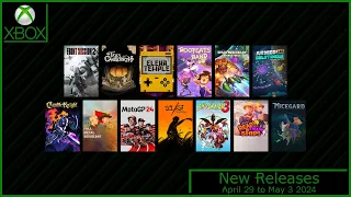 New Xbox Games for April 29 to May 3 2024