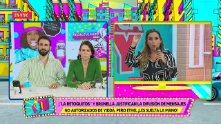 Amor y Fuego - ABR 11 - 2/4 -"LA RETOQUITOS" Y BRUNELLA JUSTIFICAN LA DIFUSIÓN DE MENSAJES | Willax