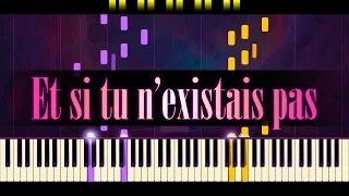 Et si tu n'existais pas (Piano) // JOE DASSIN