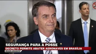 Posse de Bolsonaro terá maior segurança da história do País