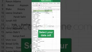 Clean Messy Data in Excel 🧹#myexcelonline #excel #msexcel #shorts