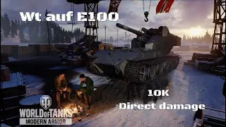 Wt auf E100 in Malinovka:10K direct damage (This season´s record):Wot console - World of Tanks conso