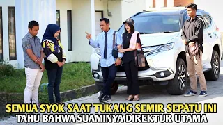 SEMUA DIBUAT SYOK SAAT WANITA TUKANG SEMIR SEPATU INI TAHU BAHWA SUAMINYA ADALAH DIREKTUR UTAMANYA !