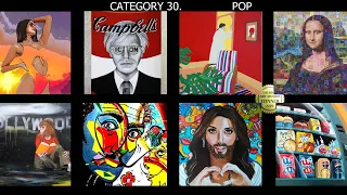 WORLD'S BEST POP ARTISTS (Category 30 of 50 in the 2019 AMERICAN ART AWARDS)