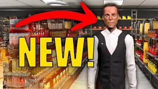 I HIRED MY FIRST EMPLOYEE (Supermarket Simulator)