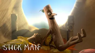 Stick Man Goes on an Adventurous Jog! @GruffaloWorld: Stick Man