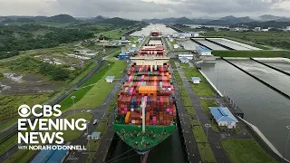 Drought causing backups in Panama Canal