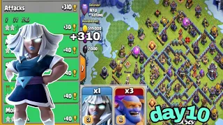 "+310 trophy"super bowler attack strategy th15|july season legend league attack day10|clash of clans