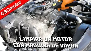 How to clean an engine with steam | Tips