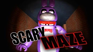 SCARIEST HORROR GAME EVER!! Gmod Five Nights At Freddy's Scary Maze (Garry's Mod)