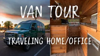 Van Tour | Full-Time Photographer Vanlife Home and Mobile Office on the Road!