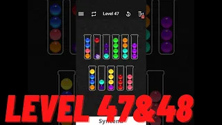 Ball Sort Color Water Puzzle - Level 47 & 48