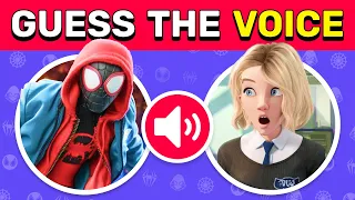 Guess the Spider-Man Characters by Voice | Into the Spider-Verse Movie Quiz
