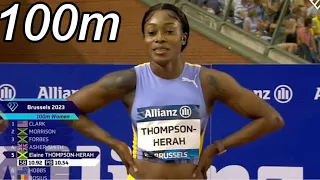 Women 100m| Elaine Thompson Herah Clocked 10.84 To Win Final