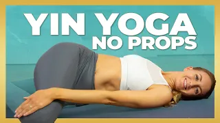 10 Min Relaxing Full Body Yin Yoga | YIN YOGA WITHOUT PROPS