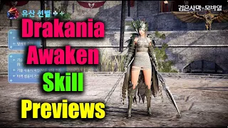 Black Desert Mobile Drakania Awaken Skill Previews