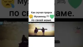 Как пророк (с.а.у.)скучал по матери