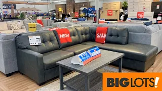 BIG LOTS SHOP WITH ME SOFAS ARMCHAIRS COFFEE TABLES BEDS FURNITURE SHOPPING STORE WALK THROUGH
