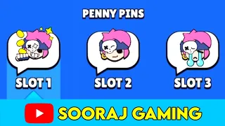 Brawl Stars New Penny Animated Pins!
