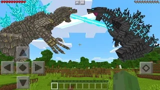 I Found GODZILLA vs GODZILLA -1 in Minecraft Pocket Edition... (Godzilla Minus One)