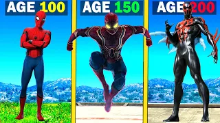 Surviving 200 Years As SPIDER MAN In GTA 5!! ( S.N.W.H multiverse part 1 )