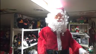 Unboxing New Gemmy Life Size Dancing Santa and otheres and Dancing Santas