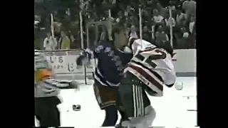 Rangers - Devils rough stuff 4/29/92