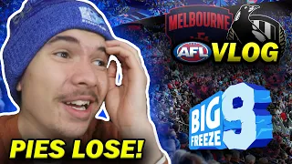 BIG FREEZE THRILLER! Melbourne vs Collingwood AFL Vlog 2023