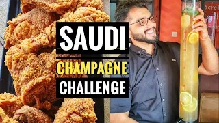 ഒരു ഹലാക്കിലെ SAUDI CHAMPAGNE CHALLENGE @albaikfeastoexpress ‼️ |Foodie Sha|