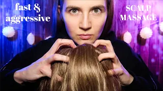 ASMR Vigorous & Fast Scalp Massage for Tingles