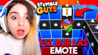 APRENDI as NOVAS BURLAS com EMOTE do BLOCKDASH LENDÁRIO no STUMBLE GUYS!! FIZ BURLA LINDA...