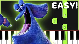 Kraken Theme - Hotel Transylvania 3 | EASY Piano Tutorial