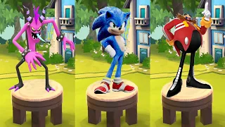 Sonic Dash All Bosses No Damage + Boss from Sonic the Hedgehog Movie