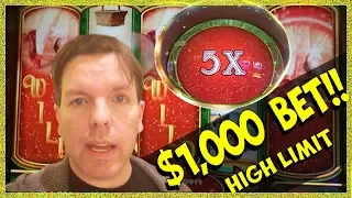 $1,000 BET!! ★ HI-LIMIT BIRTHDAY 'RUBY SLIPPERS'!! ★ 100 SPINS! MAX BET! ★ BrentSlots