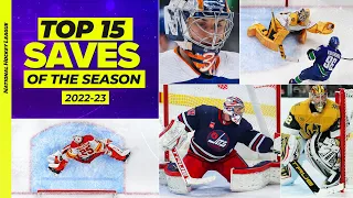 Top 15 Saves of the 2022-23 NHL Regular Season