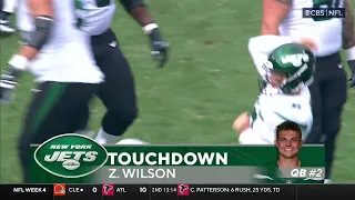 Zach Wilson hits Griddy after catching a touchdown