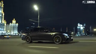 Mercedes-Benz E63s Drift Moscow BMW M5 F90