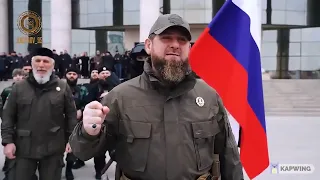 Special forces of Chechens leaving for a special operation in Ukraine narrated by Ramzan Kadyrov