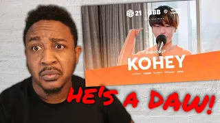 Kohey 🇯🇵 | GBB21 Studio Session Reaction