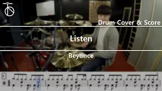 Beyonce-Listen Drum,drumsheet,play,score,drumcover,basic.