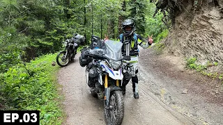 Heavy Rain in Sharan Forest and a Difficult Ride to Naran 🇵🇰  EP.03 | North Pakistan Motorcycle Tour