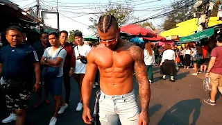 Bodybuilder In Public Reaction #2