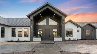 All In $880K Modern Farmhouse 3927 Sqft, 4B, 5B, 3CR, Office, Bar, Flex. Icon Custom Home Builders