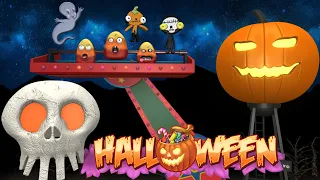 Toy factory Halloween - Chu Chu Toy Factory Halloween Train cartoon for Kids