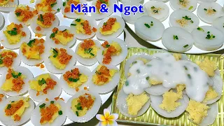 Đã Thèm Với 2 Món Bánh Bèo Mặn & Ngọt Dai Mềm Vừa Ăn Rất Ngon- Traditional Vietnamese cake