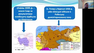 Утворення осередків Другої світової війни