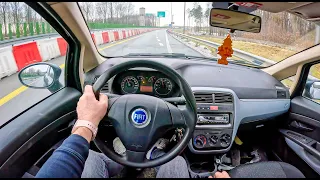 2006 Fiat Grande Punto [1.2 8V 65HP] |0-100| POV Test Drive #1588 Joe Black