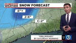 FORECAST: Nor'easter expected to develop late Thursday