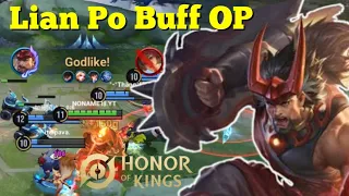 Lian Po Buff Is Over Power ! Tier S New Patch ! Gameplay Lian Po - Honor of Kings Indonesia Global